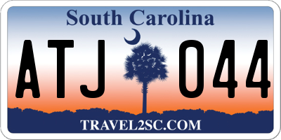 SC license plate ATJ044