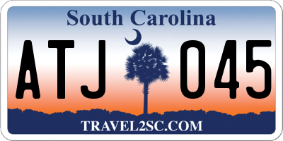 SC license plate ATJ045