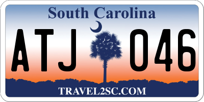 SC license plate ATJ046
