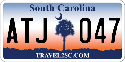SC license plate ATJ047