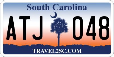 SC license plate ATJ048