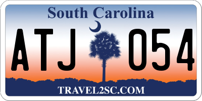SC license plate ATJ054