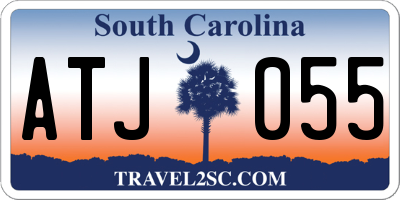 SC license plate ATJ055
