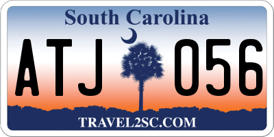 SC license plate ATJ056