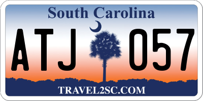 SC license plate ATJ057