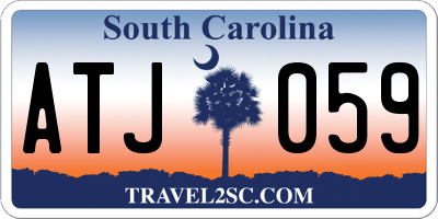 SC license plate ATJ059