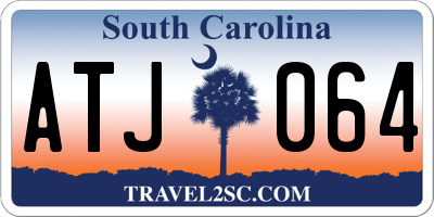 SC license plate ATJ064