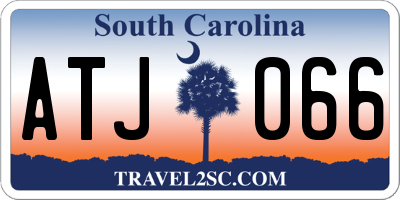 SC license plate ATJ066