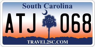 SC license plate ATJ068