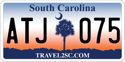 SC license plate ATJ075
