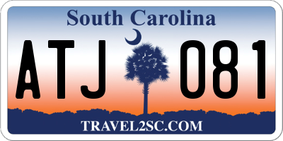 SC license plate ATJ081