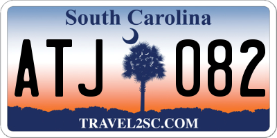 SC license plate ATJ082