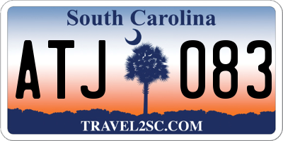 SC license plate ATJ083