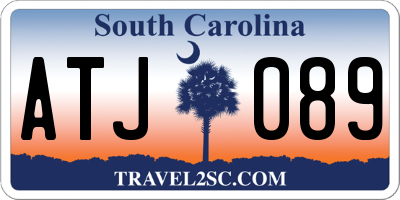 SC license plate ATJ089