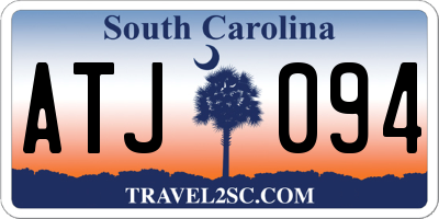 SC license plate ATJ094