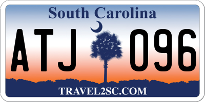 SC license plate ATJ096