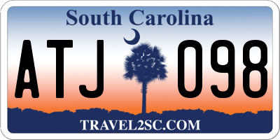 SC license plate ATJ098