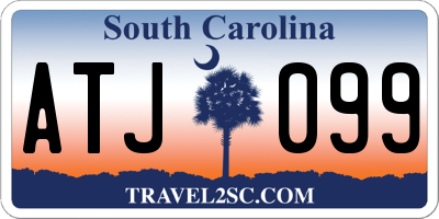 SC license plate ATJ099