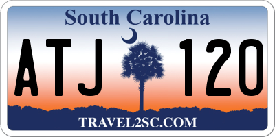 SC license plate ATJ120