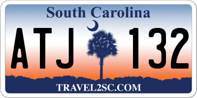 SC license plate ATJ132
