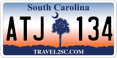 SC license plate ATJ134