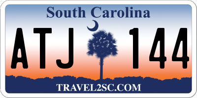 SC license plate ATJ144