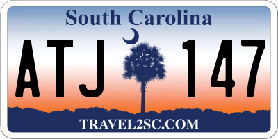 SC license plate ATJ147