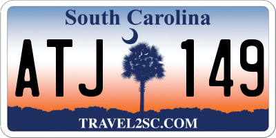 SC license plate ATJ149