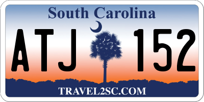SC license plate ATJ152