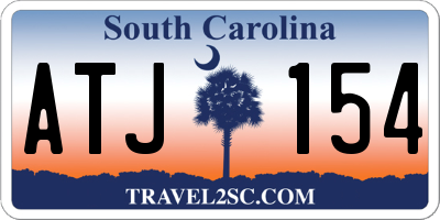 SC license plate ATJ154