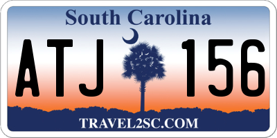 SC license plate ATJ156