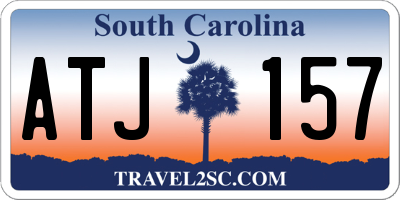 SC license plate ATJ157