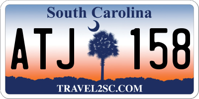 SC license plate ATJ158