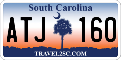 SC license plate ATJ160