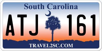 SC license plate ATJ161