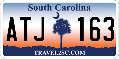 SC license plate ATJ163