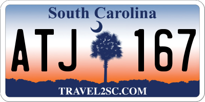 SC license plate ATJ167