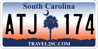 SC license plate ATJ174