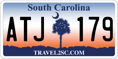 SC license plate ATJ179