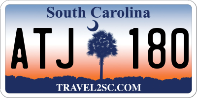 SC license plate ATJ180