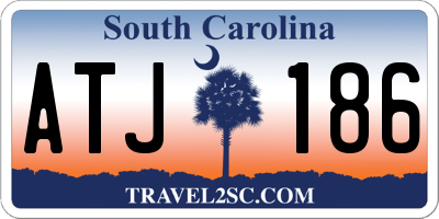 SC license plate ATJ186