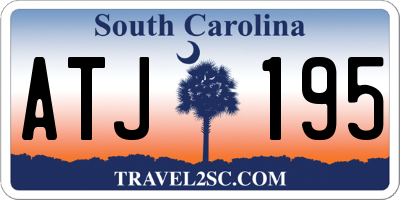 SC license plate ATJ195