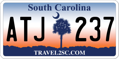 SC license plate ATJ237