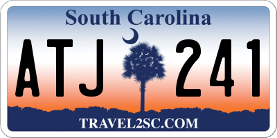 SC license plate ATJ241