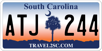 SC license plate ATJ244