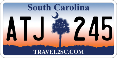 SC license plate ATJ245