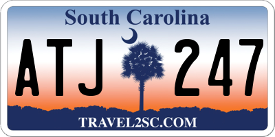 SC license plate ATJ247