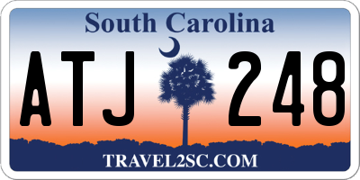 SC license plate ATJ248