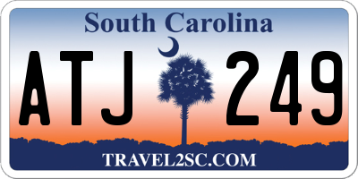 SC license plate ATJ249