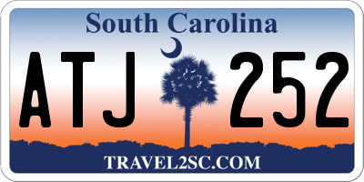 SC license plate ATJ252